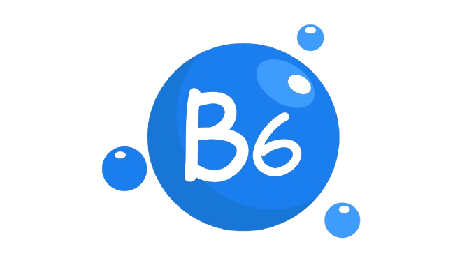 B6 in our formula supports brain function, boosts energy levels, and enhances mood regulation. It plays a crucial role in neurotransmitter production, helping manage symptoms like anxiety and mood swings while promoting overall neurological health.