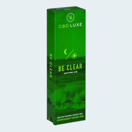 BE CLEAR: CBD Vape Pen - Coming Soon - 300 mg!